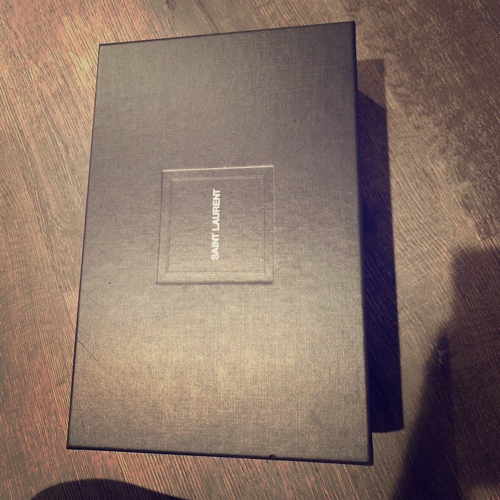 YSL Saint Laurent Authentic Shoe Box